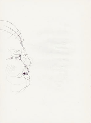 Skizze 'Ulrike', Rückseite, 1989