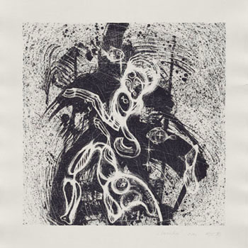 Lithografie 'Seezeichen', 1995