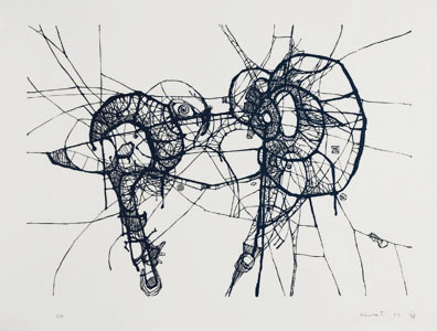 lithograph 'Intermezzo I', 1996