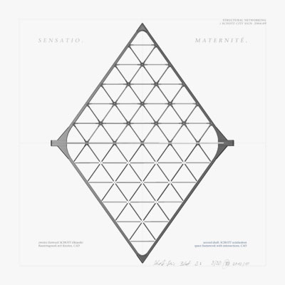 Visualisierung 'SCHOTT Oktaeder, Blatt 3, 2008